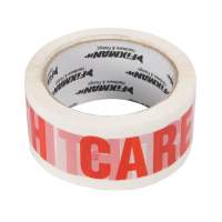 Parcel tape with imprint ''Handle With Care'' 48mmx66m